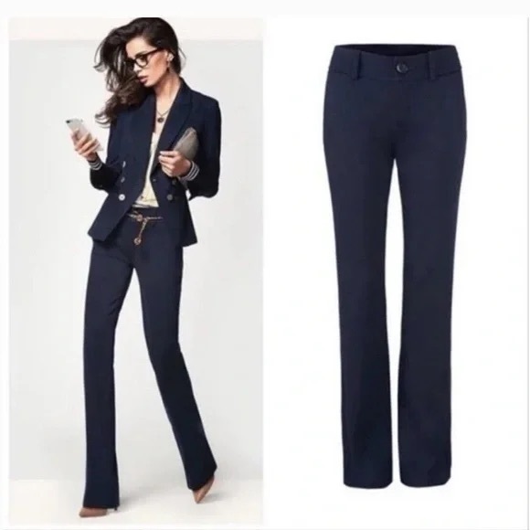 CAbi Pants - Cabi 3202R Top Notch Sail Away Navy Blue Trousers Size 10